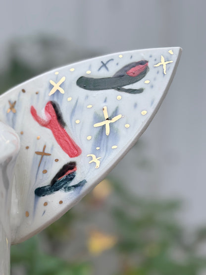 Ode to Howard Finster Face Pot