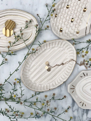Carved Platters: Small Orbit Platter