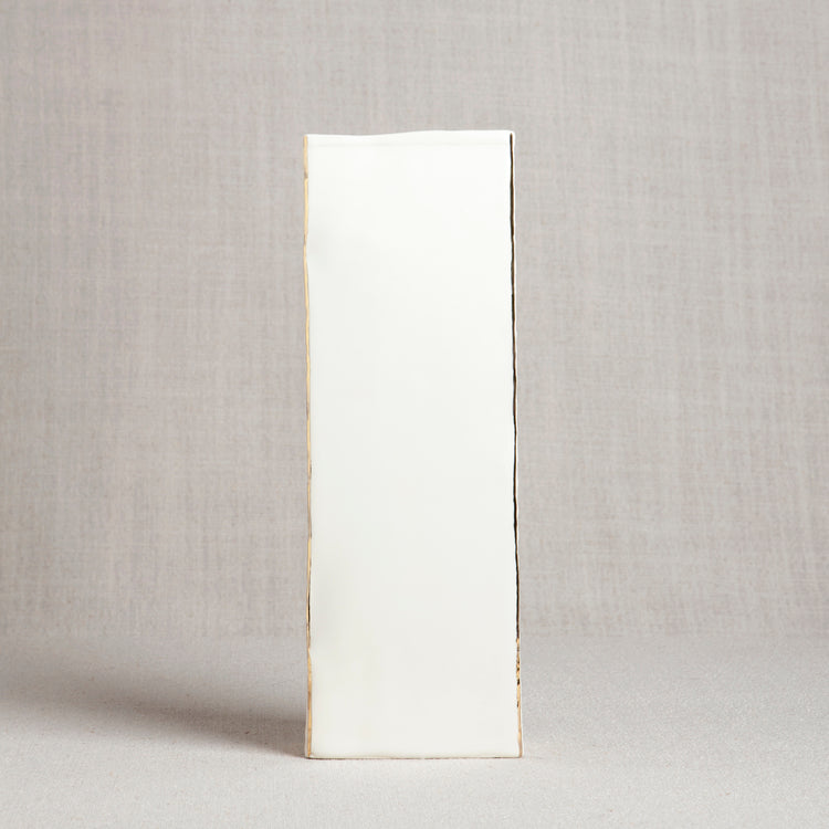 Rectangle Vase with Hand Carving